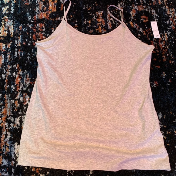 Time and Tru Tops - Time and Tru Light Grey Heather Camisole